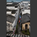 古镇雨巷
