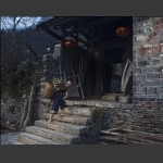 石板阶上的足迹