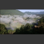 罗水晨景