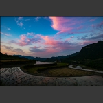 田间朝霞