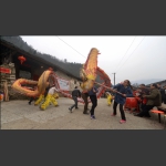 罗水人民闹新春组照1