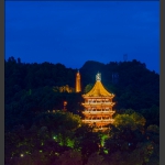 双塔灯影