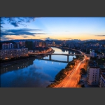 澧水夜景