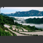堡子界的早晨
