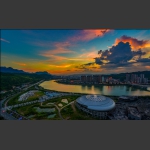 鸬鹚湾夕照
