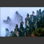 雨后天子山