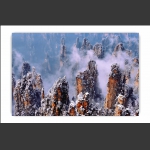 天子山雪景