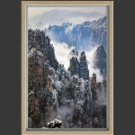天子山小雪景