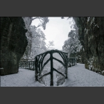 天门山冬雪