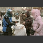 风雪街头