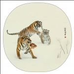 福虎闹春