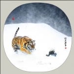 福虎闹春