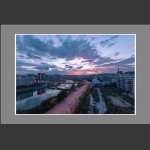 澧水河夕阳