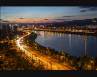夜幕下的澧兰路