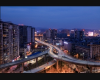 立交桥夜景
