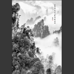 张家界天子山卧龙岭云海