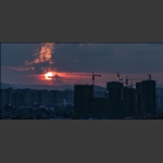 建设中的官黎坪