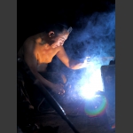 焊花绽放