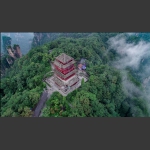 航拍天子阁
