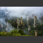 雾中峰林