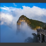 云涌玉壶峰