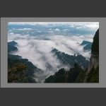 天门山云海