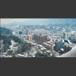 桑植县城瑞雪