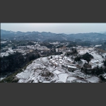 乡村雪景