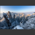 张家界黄石寨瑞雪