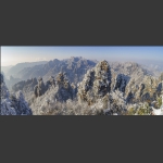 张家界黄石寨雪