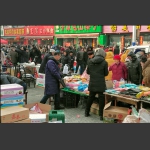 腊月集市手机摄