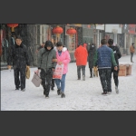 风雪街头