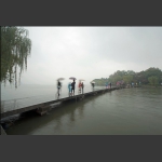 长桥烟雨