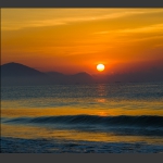 海上日出