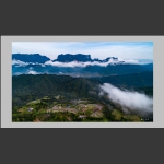 天门后山晨景