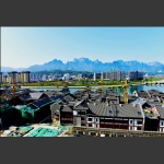 建设中的大庸古城