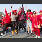 亚洲红裙慢跑，嗨动国际张（三）