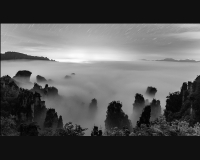 暮色天子山