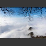 天门山云海