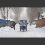 乡村雪中行