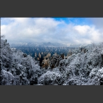 冰天雪地御笔峰