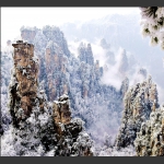 天子山.雪