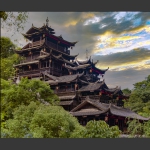 土家风情园一角