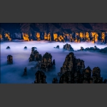 天子山.西海峰林