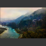 水墨青城山