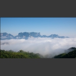 天门山云海