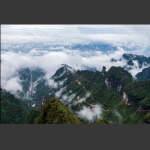 雨后天门山