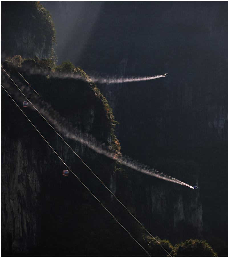 飞行弧线