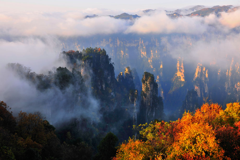 天子山风光