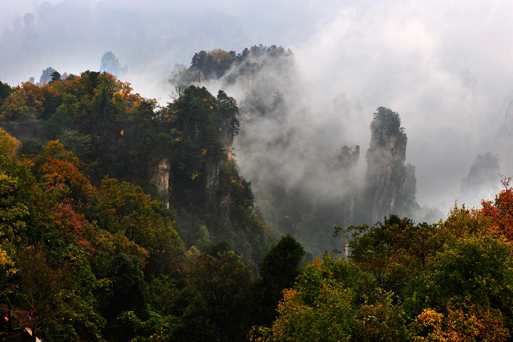 秋染仙山